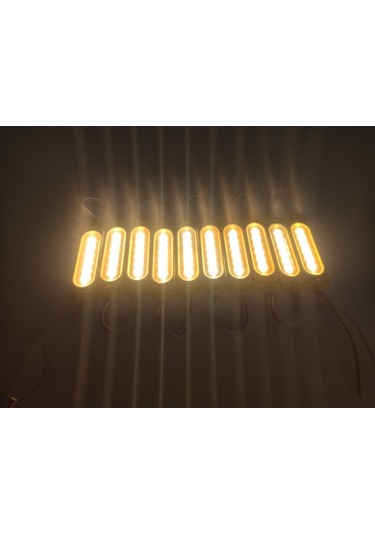 Replax Parmak Cob Led Sarı 12 Volt Su Geçirmez 10,lu 3m Bantlı