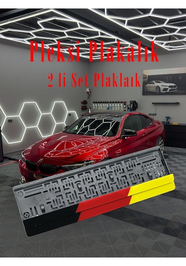 Almanya Desenli Plakalık Pleksi