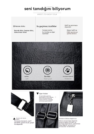 Ebedi Şans Büyük Kapasiteli Hırsızlığa Karşı Sırt Çantası-kahvere Kahverengi