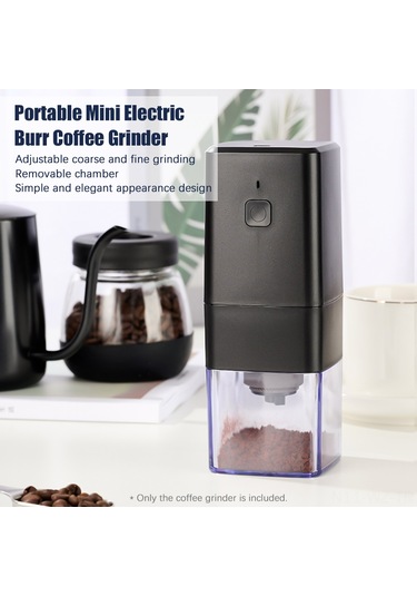 Wezone Usb Şarjlı Minik Kahve Değirmeni - Ayarlanabilir Eşik Kalınlığı, 1300mah Batarya, Hızlı Değirme, Taşınabilir Yeşil Yeşil