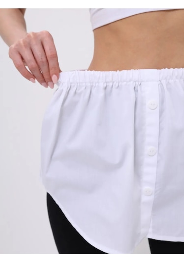 Cackı To Go Lastikli Taklit Gömlek 275304303 Beyaz