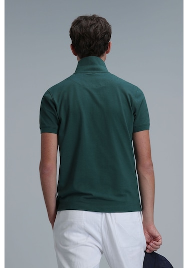 Lufian Erkek Laon Smart Polo Tişört 111040164 Yeşil