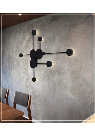 Simaavize Leuchte Modern Aplik Siyah