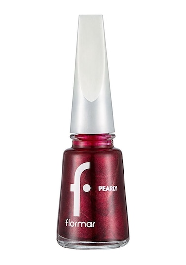 Flormar Pearly Yarı Şeffaf Sedefli Parlak Oje PL314 Velvet Red