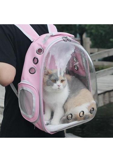 Şeffaf Katlanabilir Pet Kafes Kediler Köpekler İçin Crate Çanta Tote Taşıma Kedi Aksesuarları Yavru Kitty Taşınabilir Malzemeleri Kafesler Taşıyıcılar & Amp Bebek Arabası