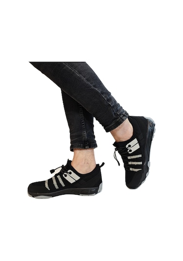 M.p 2318 Siyah Fuspetli Kaymaz Aqua Spor Ayakkabı Siyah