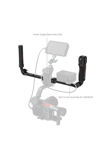 Smallrig 4327 Djı Rs Serisi İçin Odak Kontrolü Çift Tutamağı
