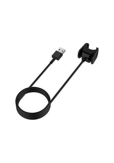 Konesam Fitbit Charge 3 İçin Usb Şarj Kablosu, Klem Deseni, 55cm Uzunluk, Siyah Renk, Pc+pvc Malzeme
