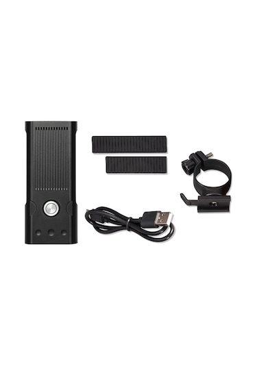 Schulzz 20.000 Lümen 2T6 Led Usb Şarj Bisiklet Farı Lambası Siyah