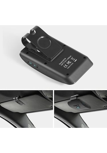 Cbtx Sp09 Visor Bluetooth 4.2 Eller Serbest Araç Kiti Çok Noktalı Hoparlörlü Telefon Otomatik Açma/kapama