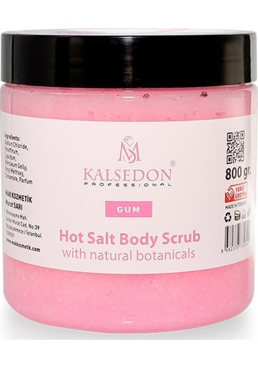 Ms Kalsedon Professoinal Tuttu Frutti Aromalı Vücut Peeling 800 G