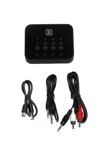 Bluetooth Verici Alıcı Kablosuz Adaptörü Hoparlör Tv Pc Araba