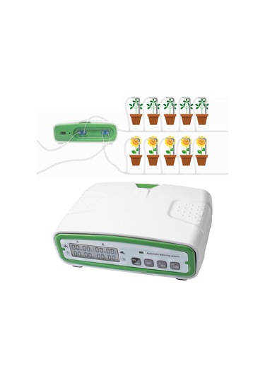 20 Saksı Bitkisi İçin Otomatik Çift Pompalı Sulama