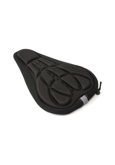 Siyah Yumuşak 3d Yastıklı Bisiklet Bisiklet Mtb Bisiklet Koltuk Kılıfı Yastık Sünger Köpük Siyah