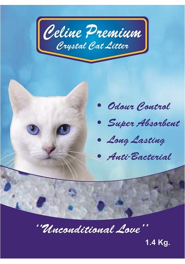 Celine Premium Kristal Kedi Kumu 1,4 Kg. x 4 Adet