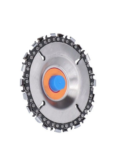 Maiyame Stahl Çelik Zincir Diski 4 İnç 22 Dişli, Açı Taşlama Aksesuarı, 14000 Devir/dakika, Ahşap Oyma Ve Parlaklaştırma İçin