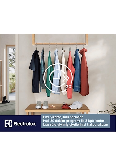 Electrolux EW6F3494T 600 Serisi Sensicare 9 Kg 1400 Devir Çamaşır Makinesi