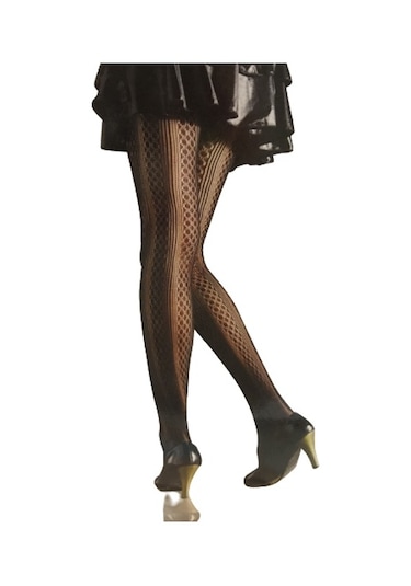 Vog Jakarlı Desenli Külotlu 701 Siyah S-M Siyah