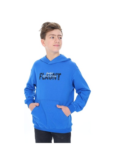 Toontoy Erkek Çocuk Flaunt Baskılı Sweatshirt Saks
