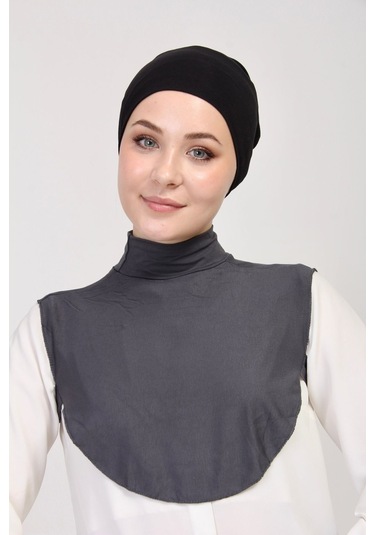 Düz Balıkçı Yakalı Kurtarıcı Boyunluk Füme