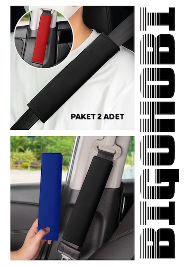 Tüm Otomobillere Uyumlu, Aracınıza Özel Tasarım Baskılı, Emniyet Kemeri Yumuşatıcı Ped, Tfsarı