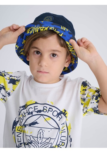 Çocuk Çift Taraflı Şapka Fb Laci Yeni