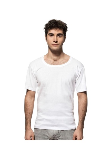 6 Lı Paket Özkan Erkek Ribana Kısa Kol Bisiklet Yaka Atlet 0115