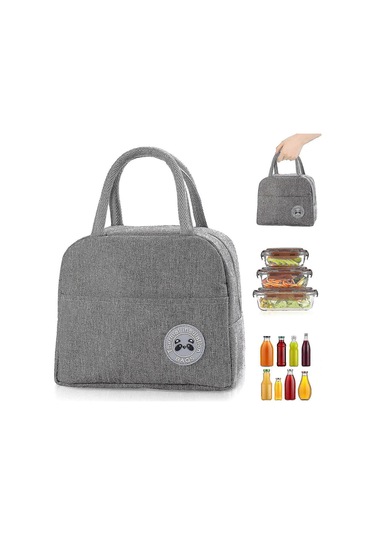 Yalıtımlı Öğle Yemeği Çantası, Taşınabilir Öğle Yemeği Çantası, Ofis, Okul, Seyahat, Kamp Yemeği İçin Su Geçirmez Öğle Yemeği Kutusu Çok Renkli