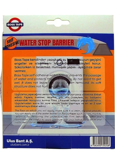 Boss Tape 4248 Yapışkanlı Su Bariyeri 15mmx2m