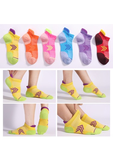 Kangvka Kadın Koşu Çorabı Pembe M Beden 1 Çift - Pamuklu, Elastik, Anti-kuru Pembe