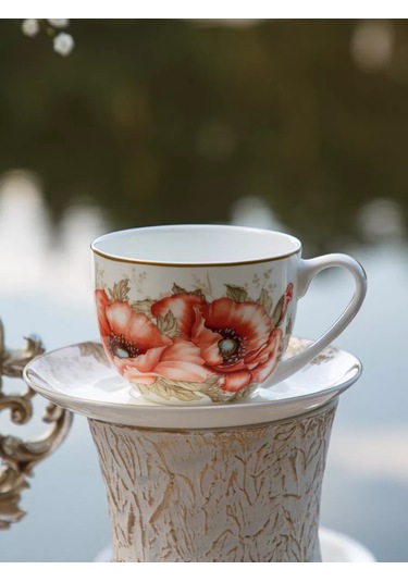 Lefard 300 Ml Hediye Takımı "antique" Porselen Çay Takımı 170668972 Beyaz