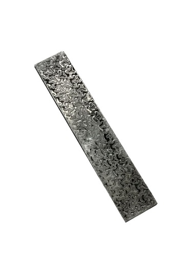 Şam Çelik Kütük Desenli Çelik Kesici Yapımı Söndürülmüş Pürüzsüzleştirilmiş Armor Pattern