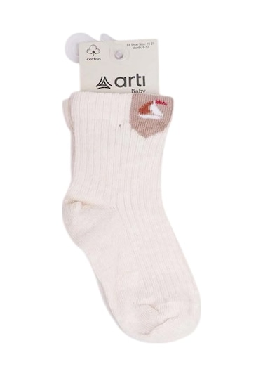 Artı Çorap Artı Kids Füzen Erkek Bebek Çorap 46351 Krem