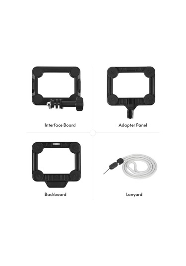 Yaozixa Gopro 10/9/8 Uyumlu Siyah Plastik Spor Kamera Tutucu, 20n Manyetik Tutma Gücü, Hızlı Montaj, Kol Saati Tasarımı İlk Perspektif Kaydı Siyah