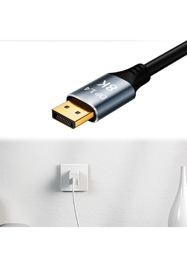 Homyl 8k Dp Kablo 3 Metre Kurulumu Kolay Erkekten Erkeğe Sağlam