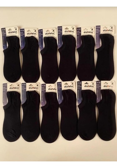 Dündar Plus 5558 Erkek Dikişsiz Sneaker Çorap 12 Adet 001