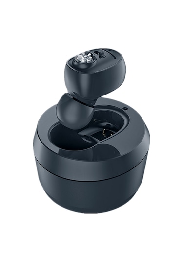 Sones Cıc İşitme Cihazları Şarj Edilebilir Görünmez Kablosuz Ses Amplifikatörü Siyah