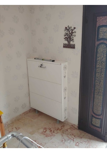 3 X3 Düşer Kapaklı Geniş Ayakkabılık 9 Çift Ayakkabı Dolabı 115 Beyaz 3 X3 Düşer Kapaklı Geniş Ayakkabılık 9 Çift Ayakkabı Dolabı 115 Beyaz
