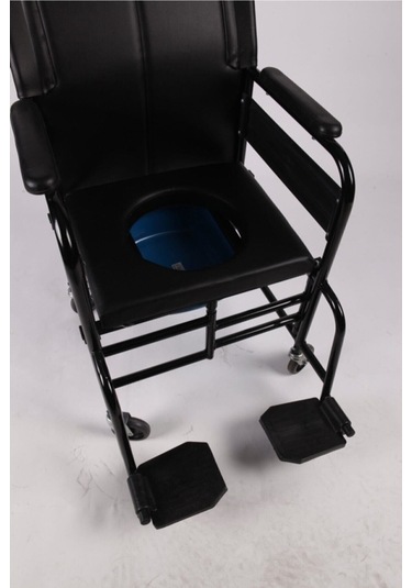 Siyah Ev Tipi Tekerlekli Sandalye