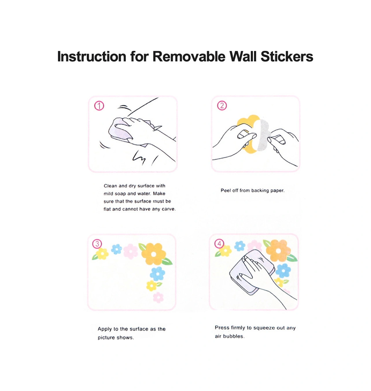 Geeksen Pvc Duvar Sticker Gül Desenli 70x50cm - Taşınabilir Yeniden Kullanıma Uygun - Oturma Odası, Çalışma Odası Dekorasyonu Ay7105 Diğer