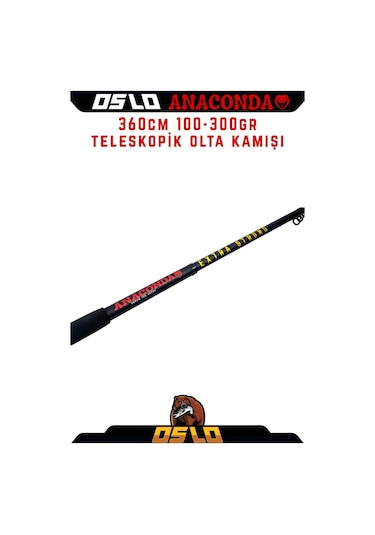 Oslo Anaconda 360cm 100-300gr Teleskopik Olta Kamışı