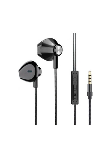 Cep Telefonu Kablolu Kulaklık, Metal Ağır Bass -