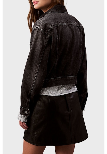 Calvin Klein Bayan Kot Ceket Lv047b741g Rdd Siyah Siyah