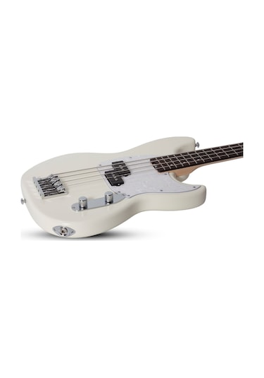Schecter Banshee Bass Bas Gitar Vintage Olympic White