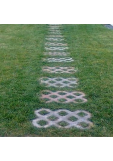 Dekoratif Plastik Çimtaşı Kalıbı Klasik Çim Taşı (5 Adet)