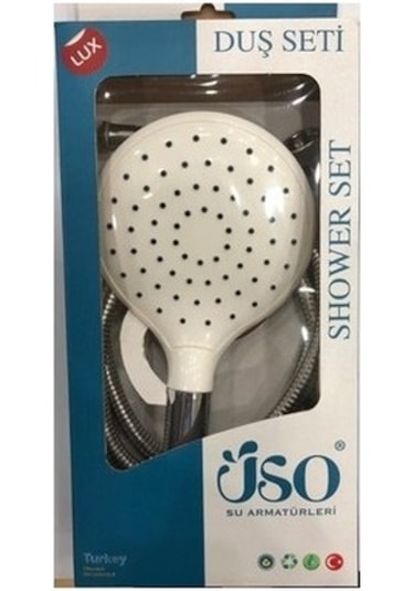 Üso Garden Mafsallı Duş Seti Siyah Diğer
