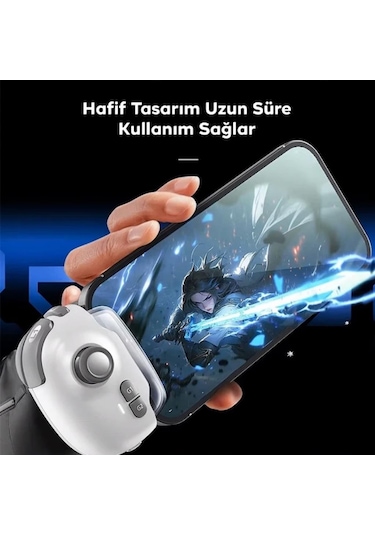 Coofbe 400mah Bluetooth 5.0 Telefon Joystick Kontrol Telefon Oyun Konsolu Android Ve Ios Uyumlu