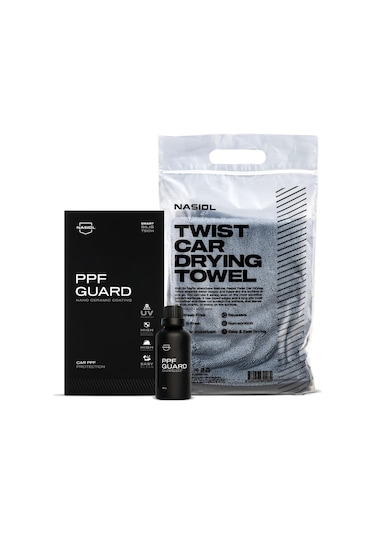 Nasiol-SET 18-PPFGuard Araç Boya Koruma Filmi(PPF) için Nano Seramik Kaplama ve Araç Kurulama Havlusu Seti
