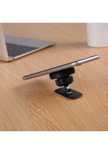 Aukey Hd-c13 360 Yapışkan Ve Mıknatıslı Taşınabilir Araç İçi Telefon Tutucu Siyah