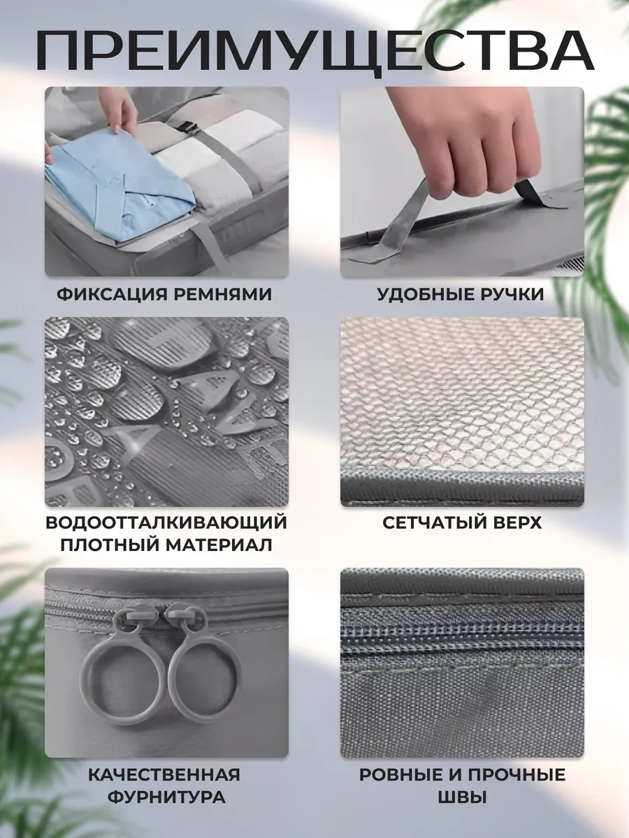 Leonova Valiz İçin Seyahat Organizer Seti 266028120 Gri